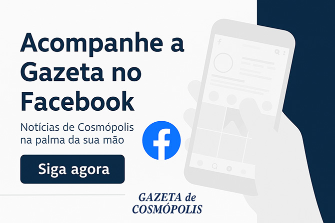 Gazeta de Cosmópolis no Facebook