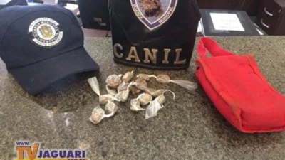 GM, com o apoio do Canil, encontram drogas no Jardim do Sol