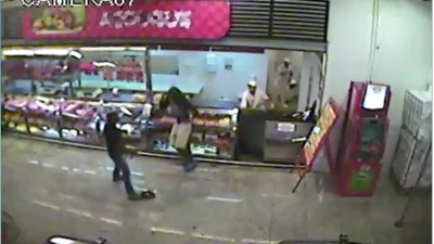 Imagens mostram briga que terminou em homicídio em Supermercado