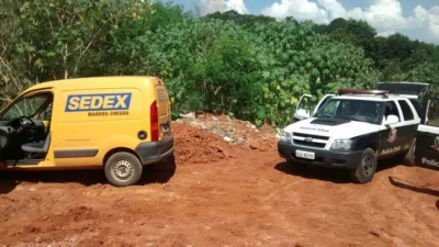 Mais um veículo de entrega dos Correios é roubado na cidade