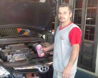 Adilson Pereira Técnico em Mecânica de Autos e empresário Alffa Auto Center