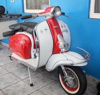 Lambretta, 1965 - foi restaurada e pertence ao Luiz há 10 anos