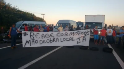 Manifestação fecha rodovia SP 332 por cerca de duas horas