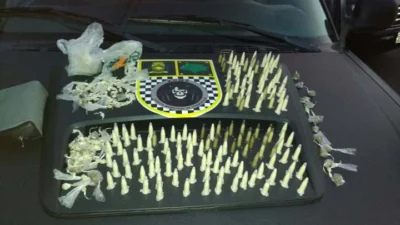 Cocaína, crack e maconha são encontrados em comunidade no Cidade Alta