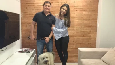 Muricy foi adotado por Dante e Cristiane e hoje é muito feliz