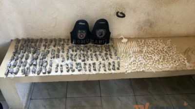Guarda Municipal encontra drogas enterradas embaixo de ponte