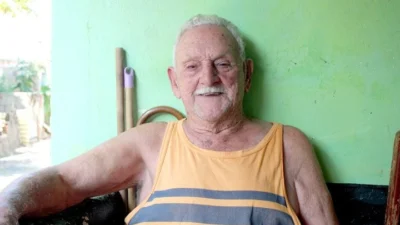 Benedito Olegario de Almeida completou 96 anos de idade e esbaja força, lucidez e simpatia