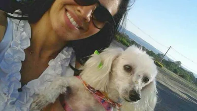 Ana Paula ama sua xodó e companheira Nina