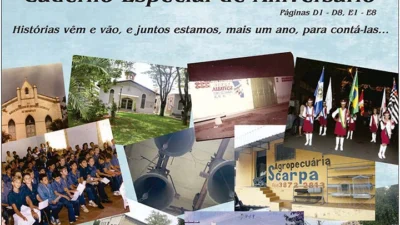Caderno Especial de Aniversário