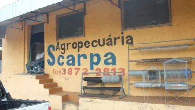 Antiga máquina de beneficiar arroz fez parte da história do comércio de João Scarpa