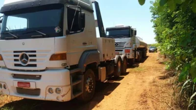 Carretas de Etanol roubadas em Mococa são encontradas em Cosmópolis