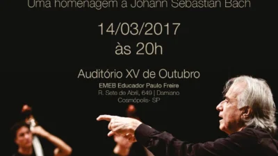Cosmópolis recebe maestro João Carlos Martins e Camerata Bachiana em apresentação gratuita