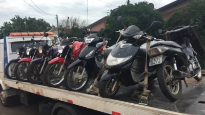 Sete motos são recolhidas em bloqueio de trânsito pela Guarda Municipal