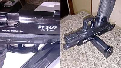 Técnico em Eletrônica é detido com arma de brinquedo