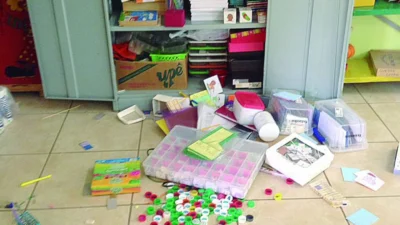 Bandidos vandalizam escola infantil municipal no Parque Ester