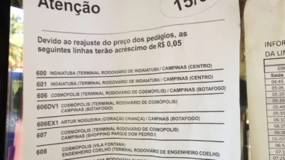Tarifa dos ônibus metropolitanos deve subir a partir de sábado (15)
