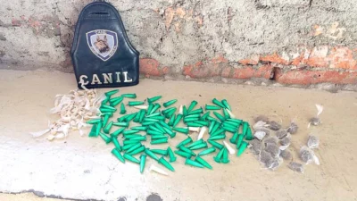 Após treinamento, novo cão da GM realiza localização de drogas