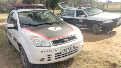 Polícia Civil realiza reconstituição de crime que matou duas pessoas em pesqueiro
