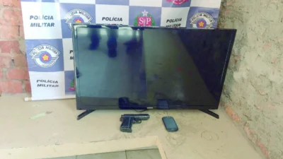 Polícia prende assaltante com pistola de brinquedo