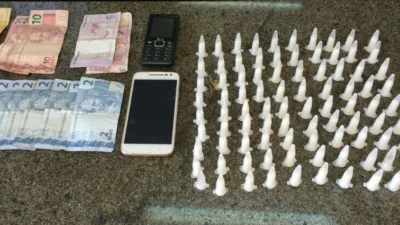 PM detém usuário e acusado de tráfico no Bairro Chico Mendes