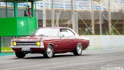 Conheça o Opala E cosmopolense que já desfilou no autódromo de Interlagos