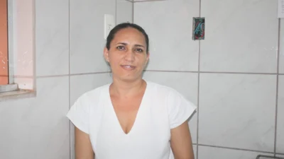 Ilma de Jesus Silva, trabalha como técnica de enfermagem no Lar dos Idosos