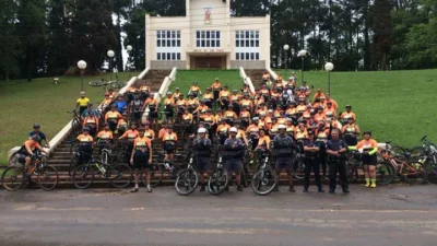 Evento de cicloturismo reúne cerca de 150 ciclistas afim de visitar pontos ‘turísticos’