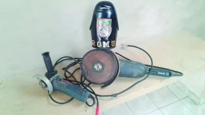 Romu localiza lixadeiras de origem suspeita que seriam vendidas