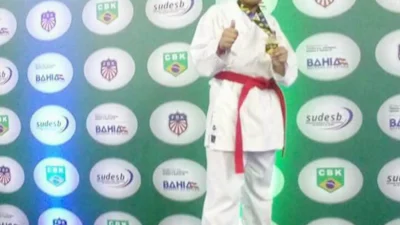 Atleta de Cosmópolis vence e conquista título de Campeã Brasileira de Karatê