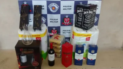 Porteiro é preso em flagrante tentando furtar bebidas em um mercado