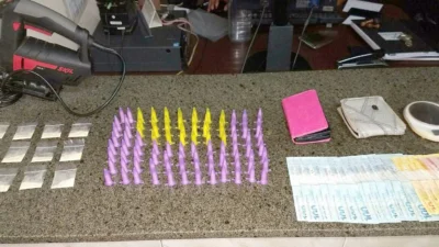 Indivíduo é abordado portando seis porções de cocaína na cueca