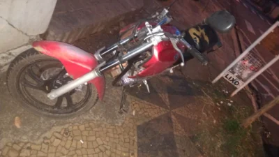 Estudante em moto de leilão tenta ‘dar fuga’ da ROMU