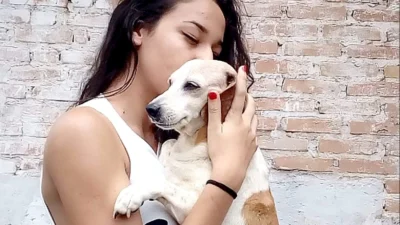 Mariana Drieli Pinheiro de Oliveira e seu xodó Kiara