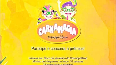 Concurso de blocos carnavalescos será parte do ‘Carnamagia’ no Cosmopolitano