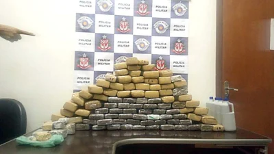 Policiais da 3ª Cia localizam 90kg de maconha em Artur Nogueira
