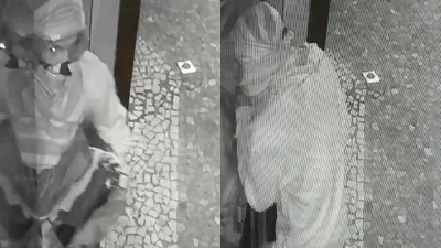 Bandido furta loja de roupas durante a madrugada