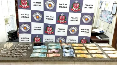 Cocaína, maconha, crack e mais de R$ 13 mil em dinheiro são apreendidos no Recanto das Laranjeiras