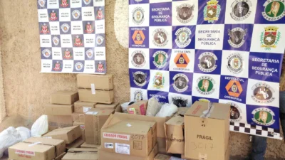 Operação conjunta entre as Polícias Militar e Municipal recupera carga roubada