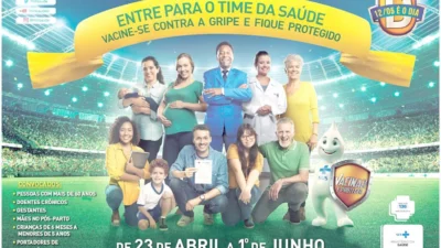 Campanha de vacinação contra gripe terá início na segunda-feira (23)