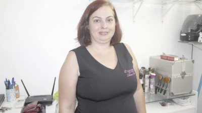 Apesar do curso de estética, Luciana buscou também pelo curso de educação artística