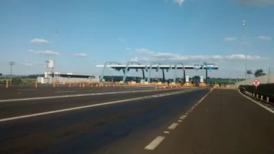 Pedágio em Cosmópolis tem movimento quase zero