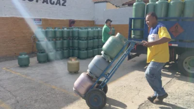 Copagaz recebe entrega de gás de cozinha