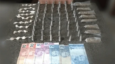 Após incursão em mata, PM prende nogueirense acusado de tráfico