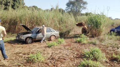 Polícia Municipal localiza veículos furtados em Estrada Rural