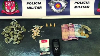 PM prende jovem em flagrante com drogas na cueca