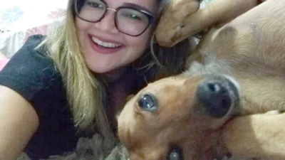 Conheça Agna Lima Silveira e seu xodó Mel