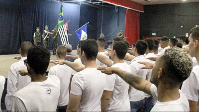 Junta de Serviço Militar de Cosmópolis realiza juramento à Bandeira Nacional