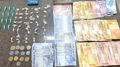 Casal tenta fugir correndo de abordagem e é preso com drogas