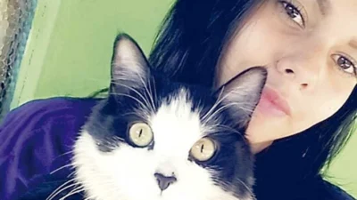 Elisangela e sua xodó Fiona