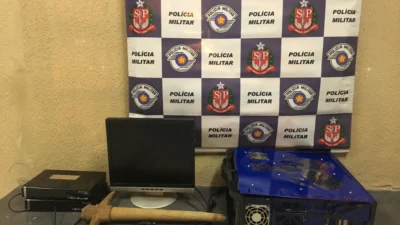 Foragido é preso em flagrante acusado de furto à residência